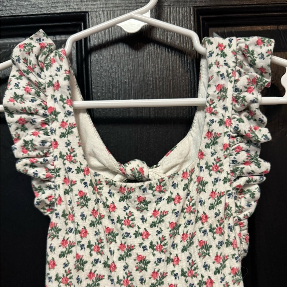 Polo by Ralph Lauren Floral Kids Dress - White and Pink